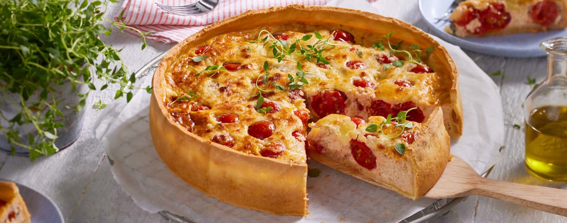 Mediterrane Tomaten-Quiche für 4 Personen von lidl-kochen.de