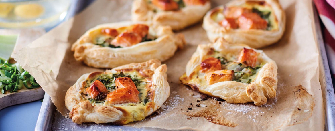 Lachs und Pak Choi im Blätterteig-Schiffchen für 4 Personen von lidl-kochen.de