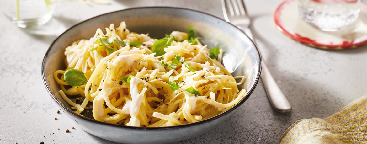 Vegane Spaghetti „Cacio e pepe“ für 4 Personen von lidl-kochen.de