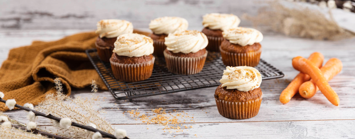 Karottenkuchen-Cupcakes für 12 Personen von lidl-kochen.de