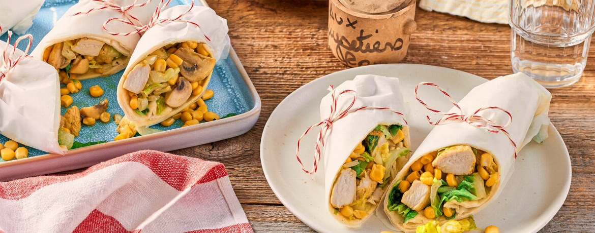 Wraps mit Curryhähnchen - Rezept | LIDL Kochen