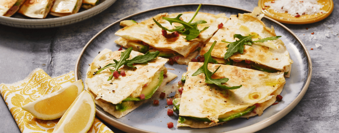 Avocado-Quesadillas mit Rucola für 4 Personen von lidl-kochen.de