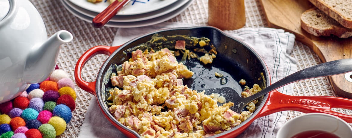 Rührei mit Schinken - Rezept | LIDL Kochen Rührei mit Schinken - Rezept | LIDL Kochen