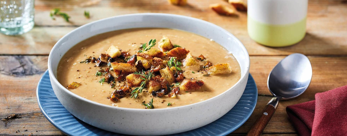 Vegane Maronensuppe mit Pilzen für 4 Personen von lidl-kochen.de