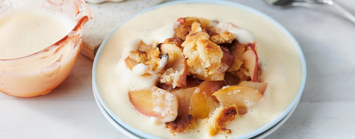 Apple Crumble mit Zabaione für 4 Personen von lidl-kochen.de