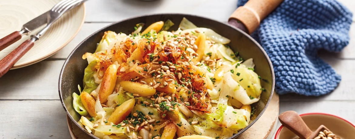 Kraut-Schupfnudeln mit Zwiebeln für 4 Personen von lidl-kochen.de