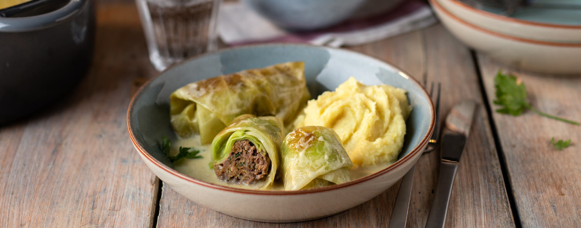 Klassische Kohlrouladen für 4 Personen von lidl-kochen.de