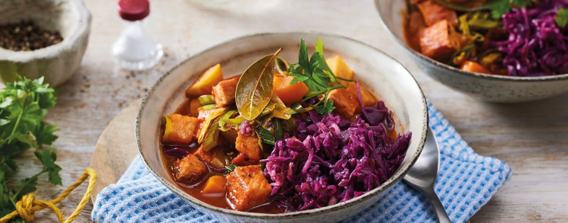 Kasselertopf mit Apfelrotkohl für 4 Personen von lidl-kochen.de