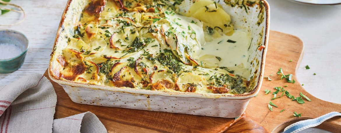 Kartoffel-Kohlrabi-Gratin für 4 Personen von lidl-kochen.de