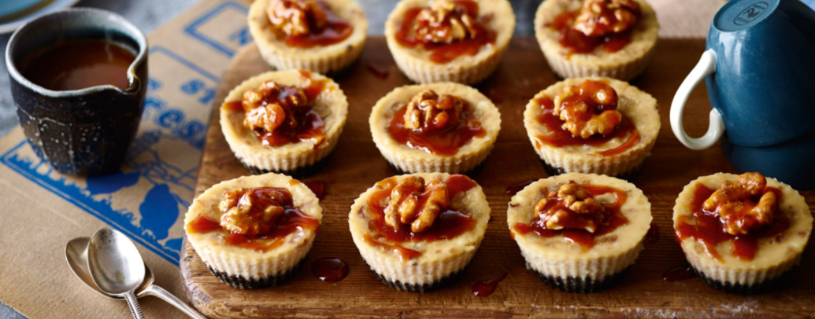 Mini-Walnuss-Cheesecakes mit Karamell für 12 Personen von lidl-kochen.de