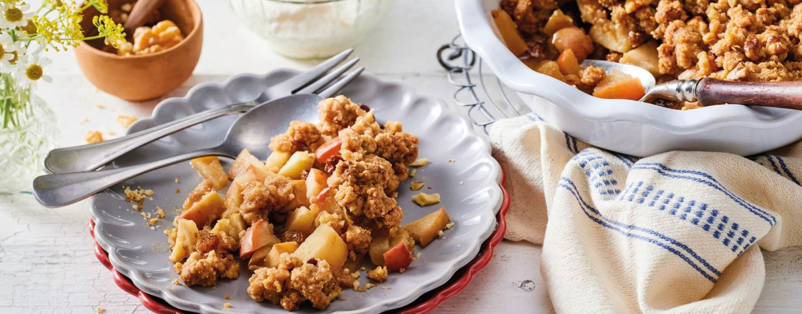 Apfel-Walnuss-Crumble für 4 Personen von lidl-kochen.de