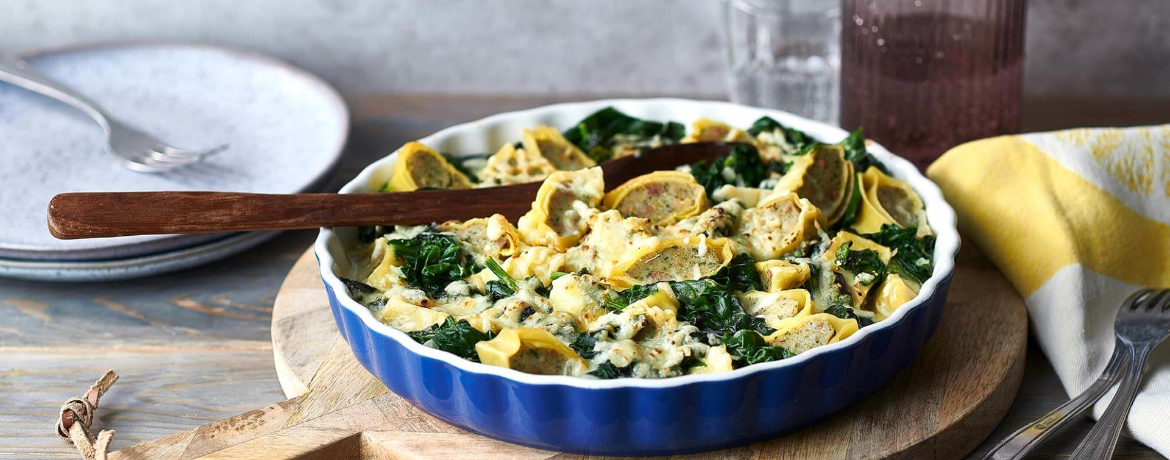 Maultaschen-Auflauf mit Spinat für 4 Personen von lidl-kochen.de