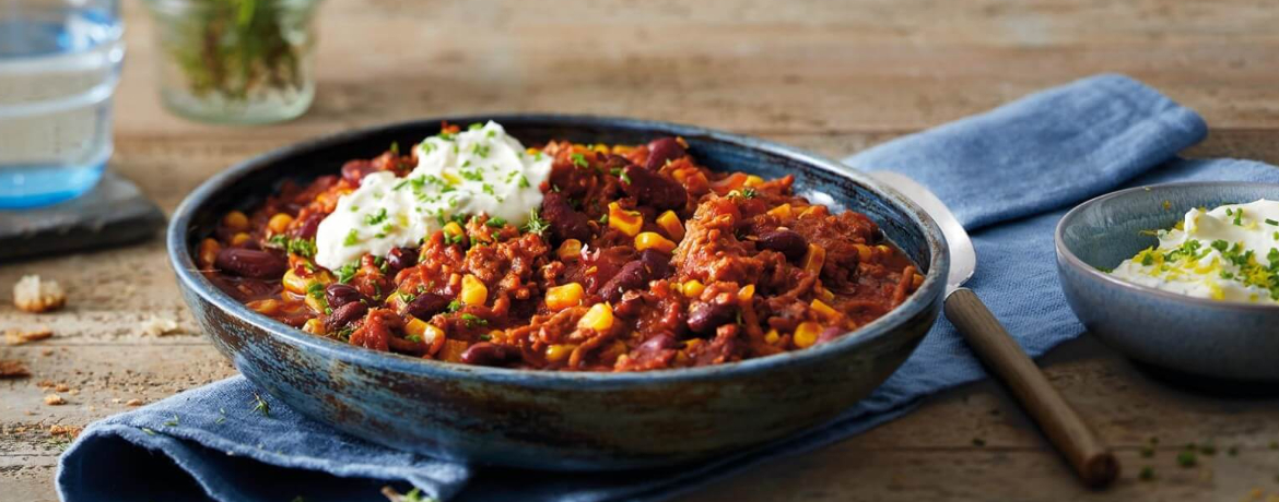 Chili sin carne mit Vemondo Hack für 4 Personen von lidl-kochen.de