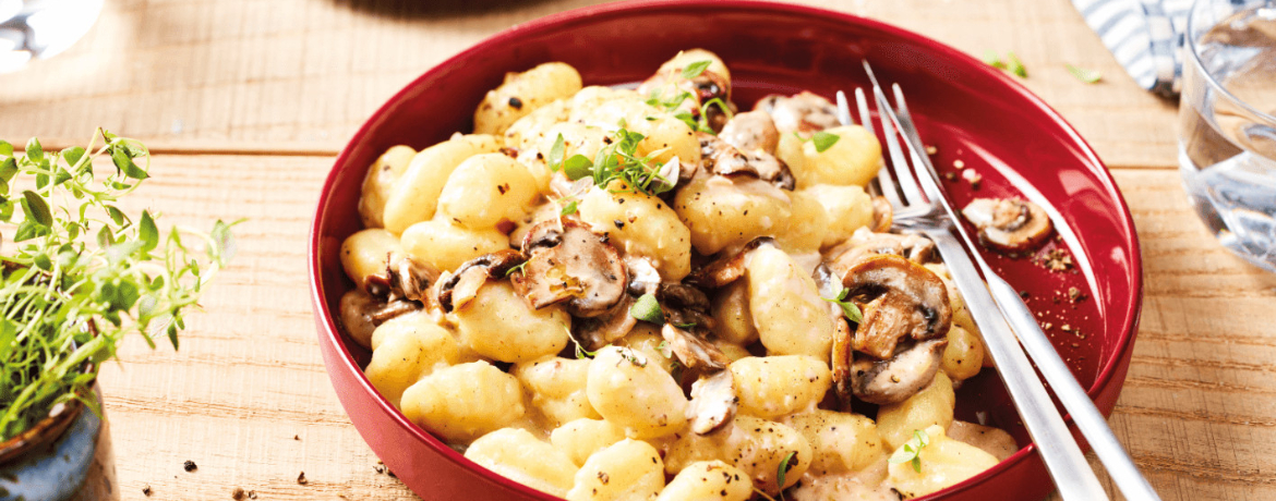 Gnocchi mit Pilzsauce für 4 Personen von lidl-kochen.de