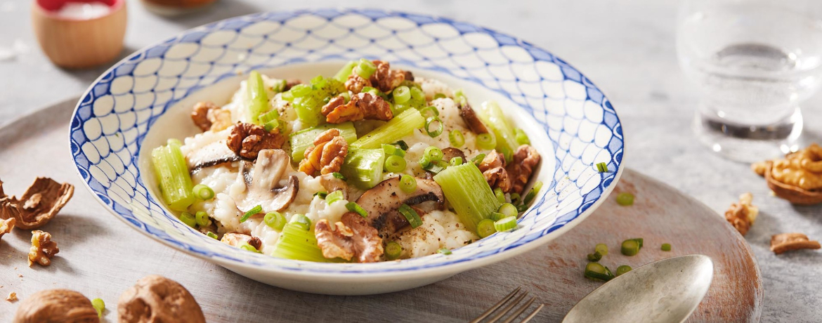 Feines Pilzrisotto mit gebratenem Sellerie für 4 Personen von lidl-kochen.de