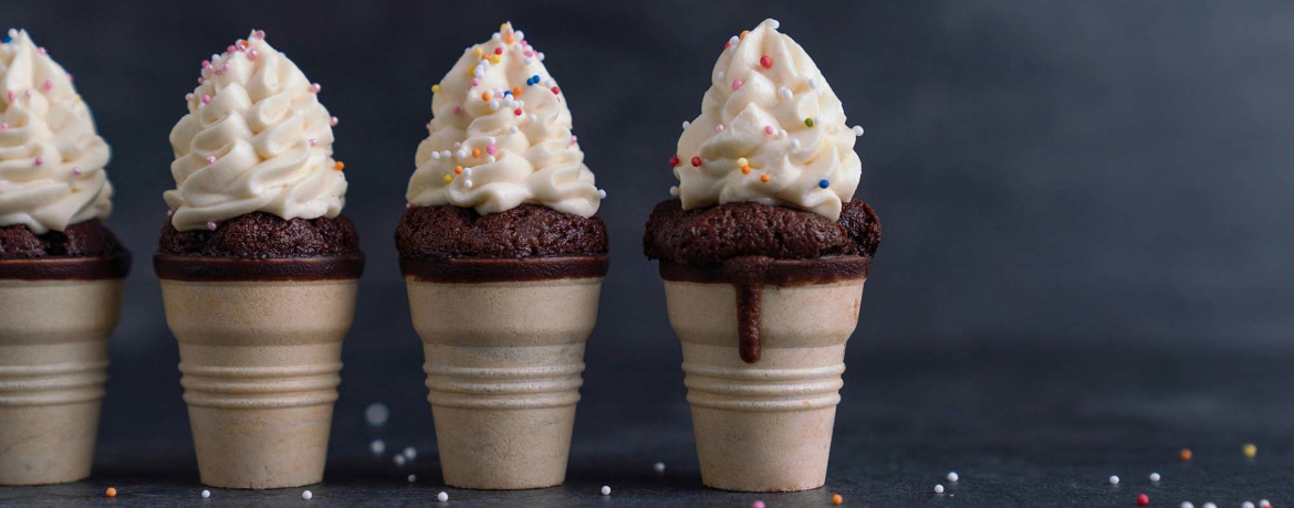 Mini-Cupcakes im Eisbecher für 1 Personen von lidl-kochen.de