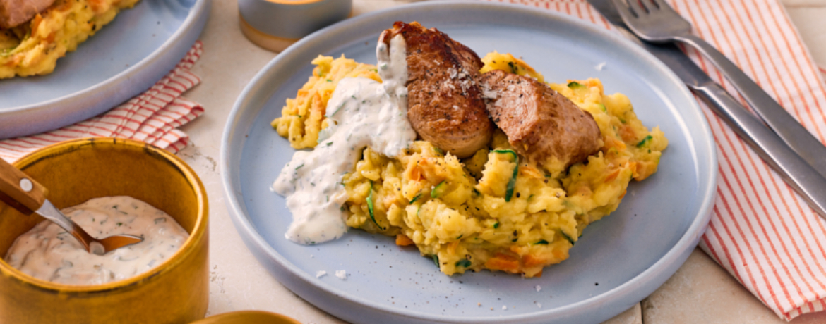 Schweinemedaillons mit Püree - Rezept | LIDL Kochen