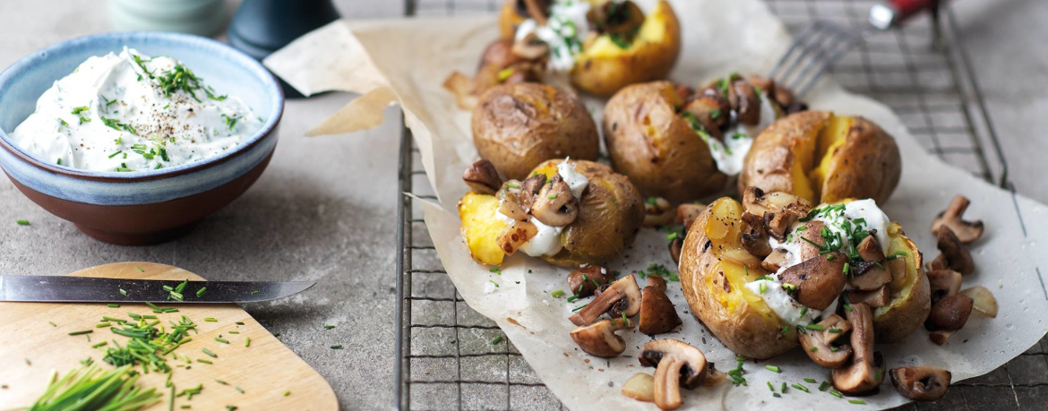 Ofenkartoffeln mit Champignons für 4 Personen von lidl-kochen.de