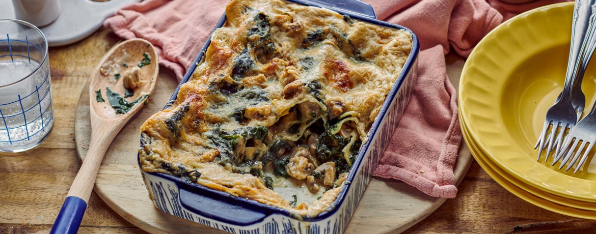 Spinat-Champignon-Lasagne für 4 Personen von lidl-kochen.de