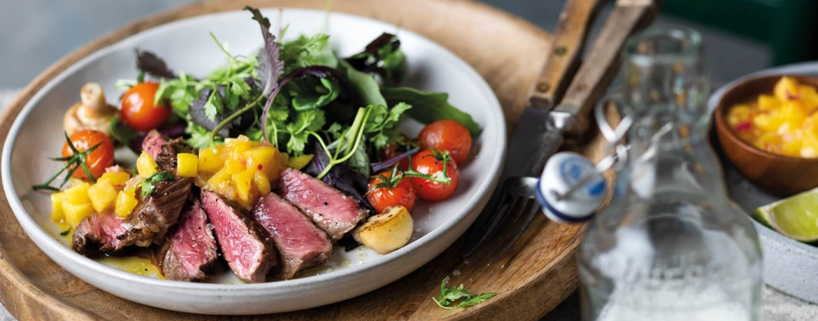 Marinierte Steaks mit Mango-Chutney für 4 Personen von lidl-kochen.de