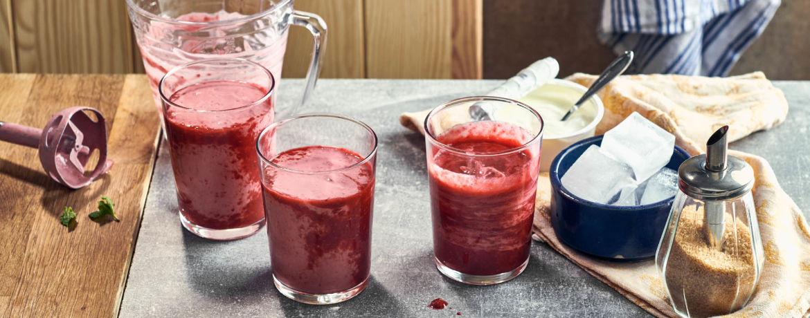 Himbeer-Smoothie mit Joghurt für 4 Personen von lidl-kochen.de