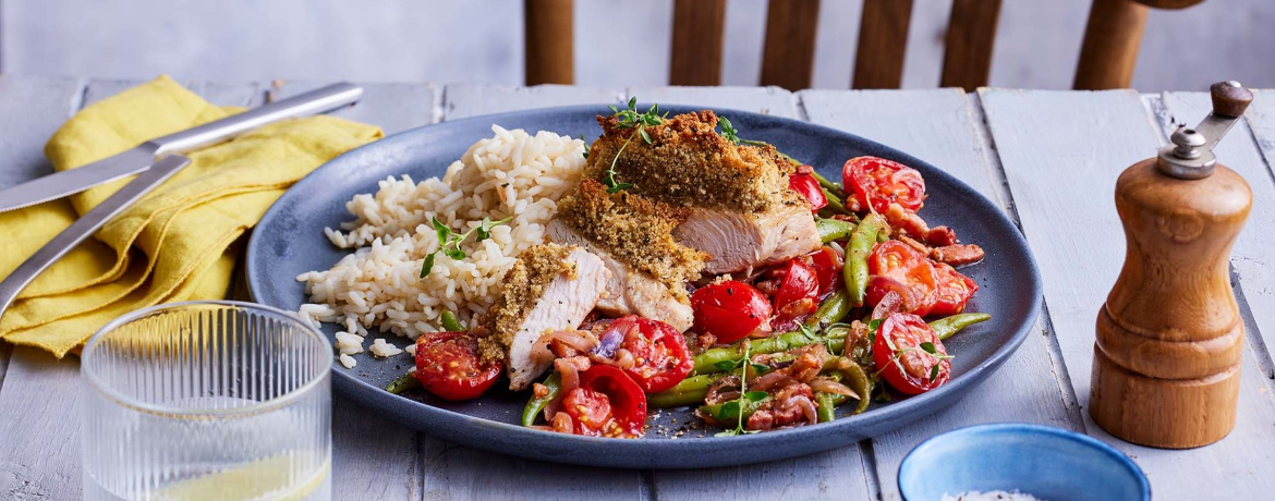 Puten-Steak mit Tomatenragout und Reis für 4 Personen von lidl-kochen.de