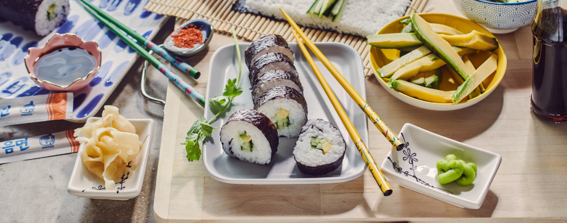 Maki Sushi mit Avocado und Gurke für 4 Personen von lidl-kochen.de