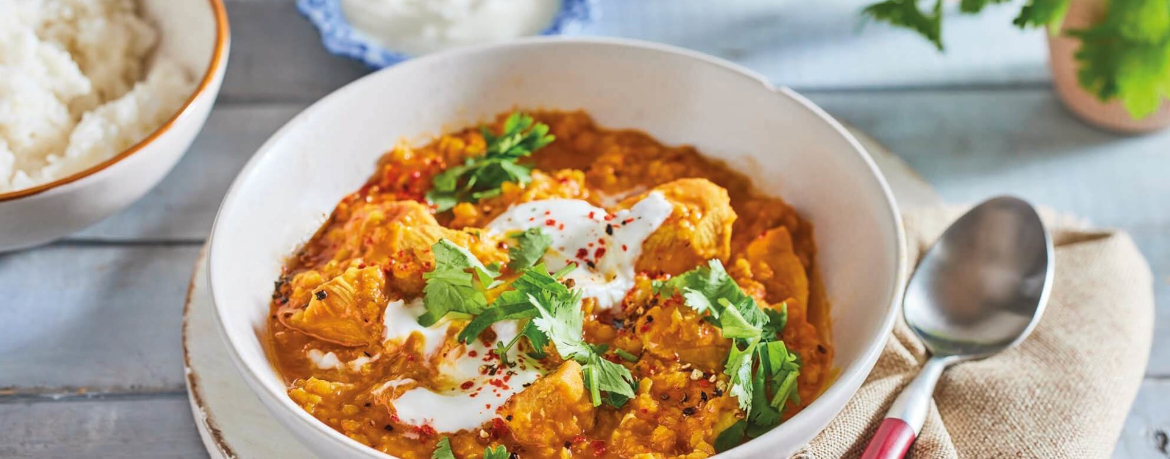 Indisches Dal mit Hähnchen für 4 Personen von lidl-kochen.de