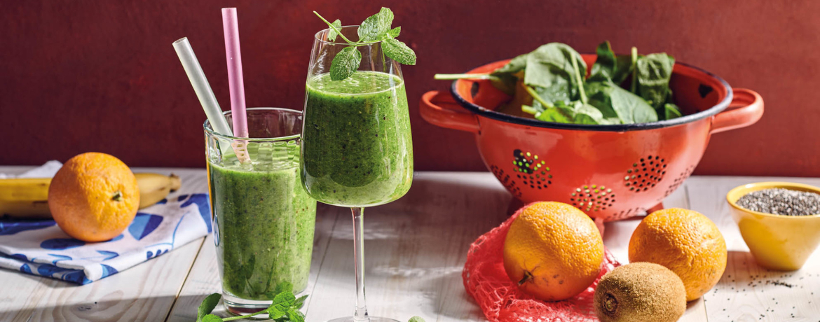 Grüner Smoothie mit Chia-Samen für 4 Personen von lidl-kochen.de