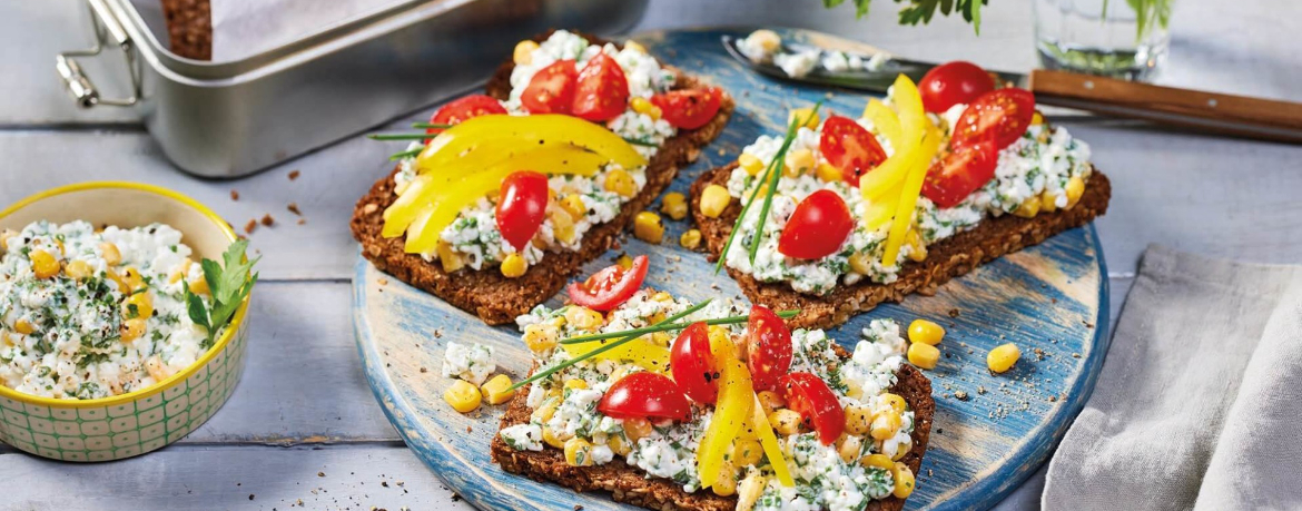 Brote mit körnigem Frischkäse für 4 Personen von lidl-kochen.de