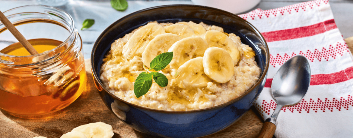 Porridge mit Bananen und Honig für 4 Personen von lidl-kochen.de