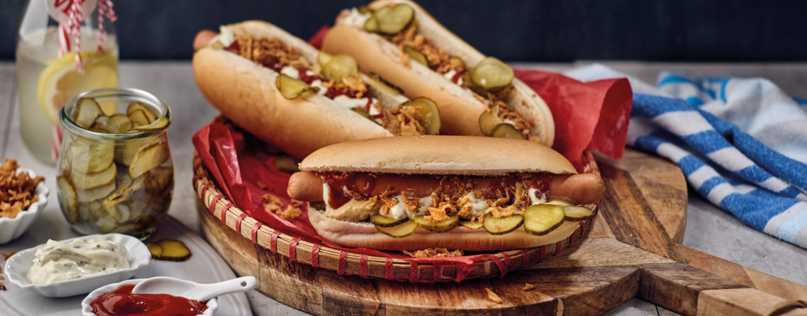 Klassischer Hot Dog für 4 Personen von lidl-kochen.de