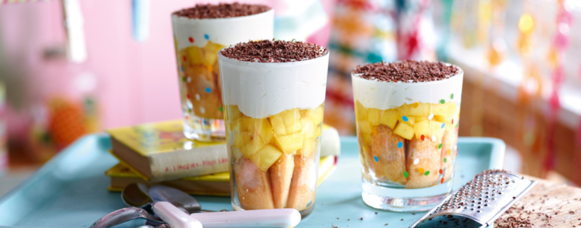 Apfel-Tiramisu im Glas für 4 Personen von lidl-kochen.de