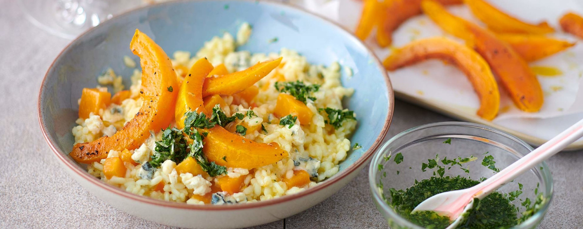 Kürbisrisotto mit Gorgonzola und Gremolata für 4 Personen von lidl-kochen.de