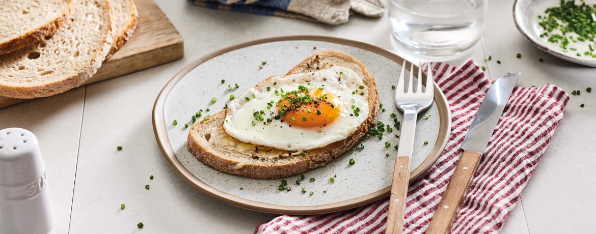 Spiegelei mit Bauernbrot und Schnittlauch für 4 Personen von lidl-kochen.de