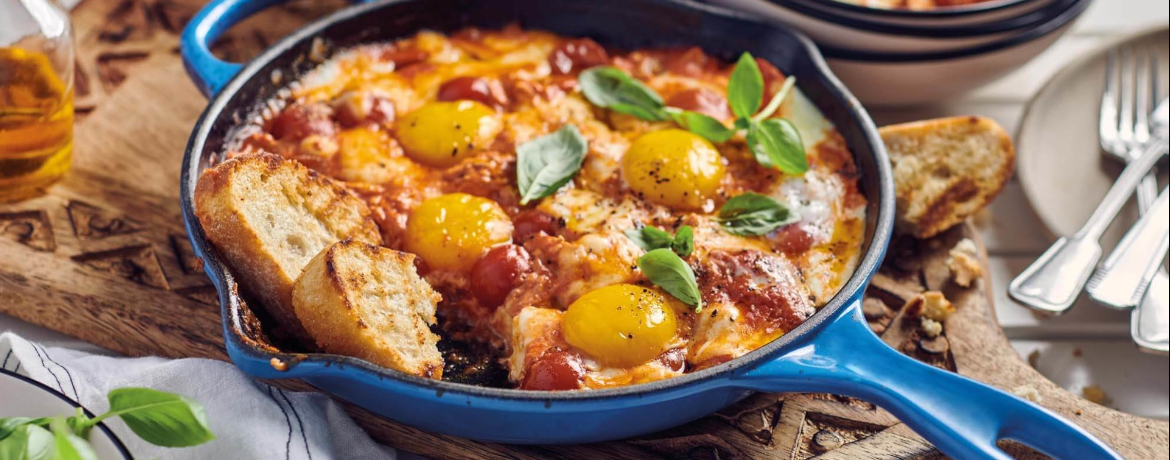 Pochierte Eier alla Pizzaiola für 4 Personen von lidl-kochen.de