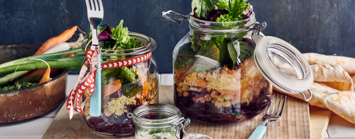 Bunter Salat im Glas für 4 Personen von lidl-kochen.de