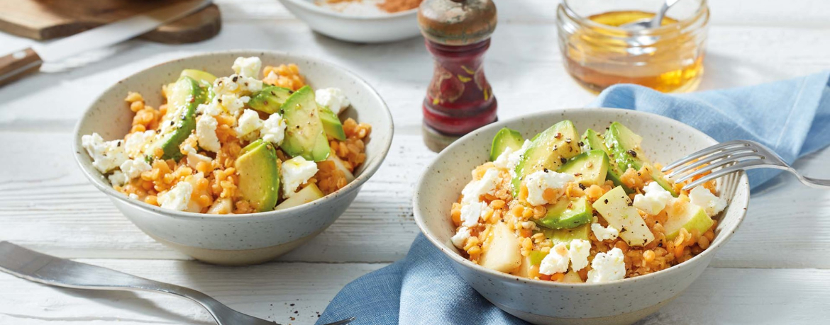 Linsen-Birnen-Salat mit Feta und Avocado für 4 Personen von lidl-kochen.de