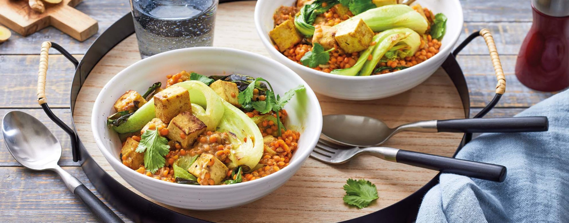 Linsen-Tofu-Curry mit Pak Choi für 4 Personen von lidl-kochen.de