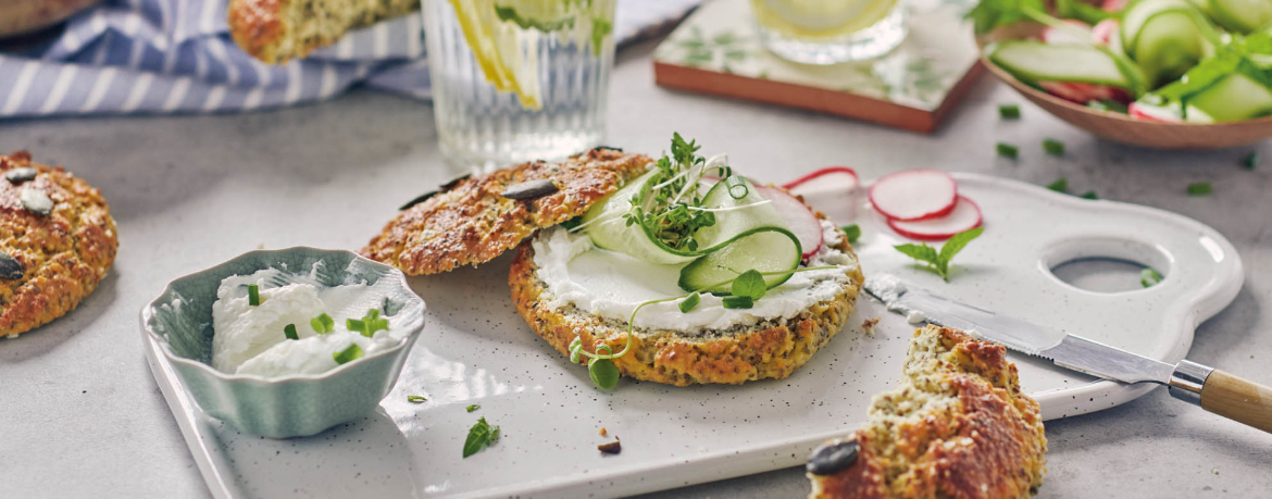 Low-Carb-Brötchen mit Kürbiskernen für 4 Personen von lidl-kochen.de