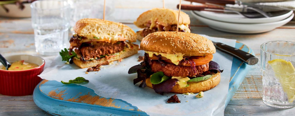 Veganer Chili Burger für 4 Personen von lidl-kochen.de