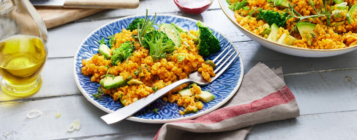 Bulgur-Salat mit Brokkoli und Avocado für 4 Personen von lidl-kochen.de