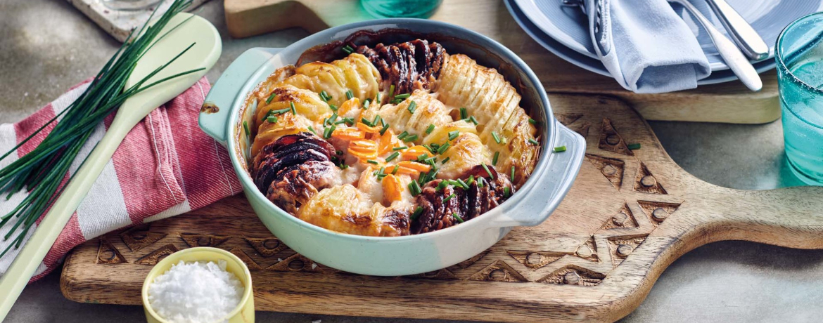 Veganes Wurzelgemüse-Gratin mit Meerrettich für 4 Personen von lidl-kochen.de