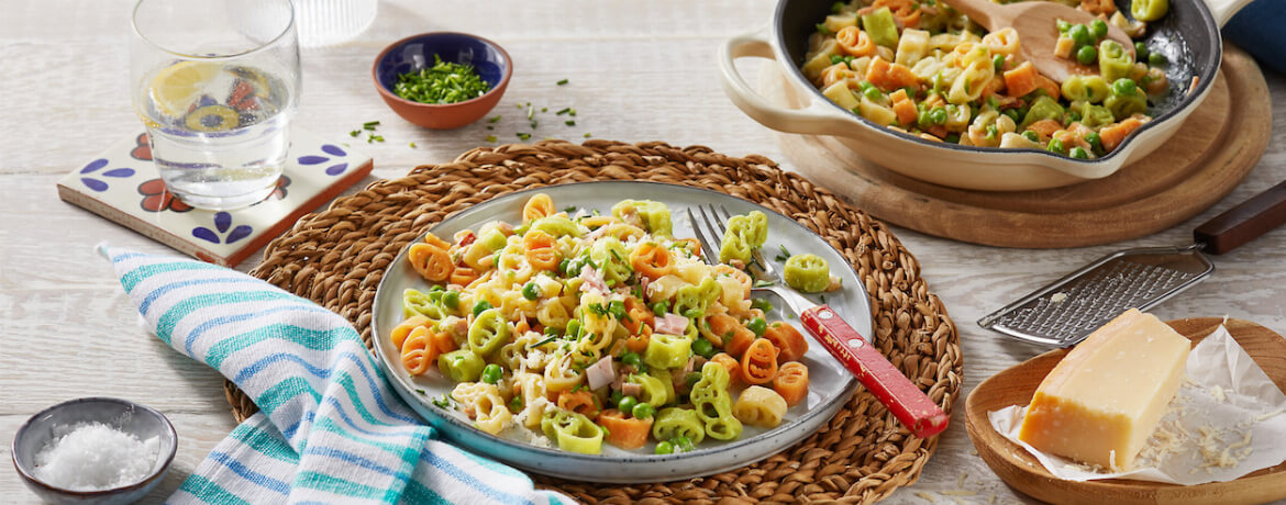 Osterpasta mit Erbsen-Carbonara - Rezept | LIDL Kochen