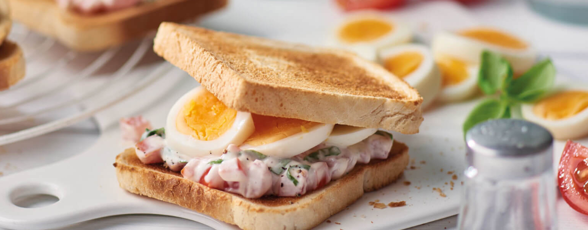 Eier-Sandwiches mit Basilikum-Remoulade für 4 Personen von lidl-kochen.de