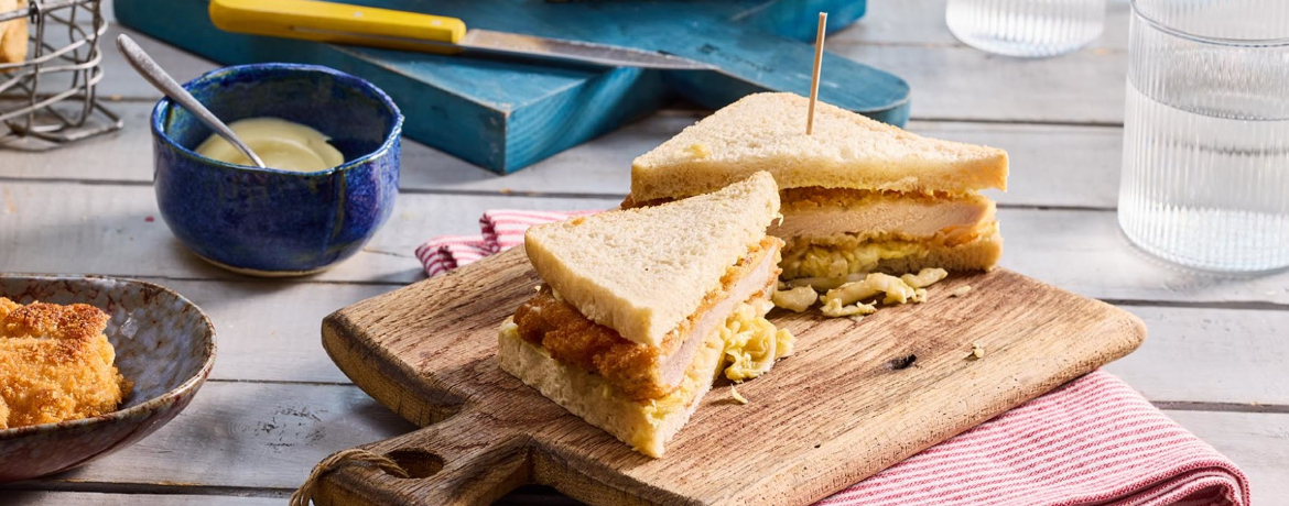 Schnitzel-Sandwich mit Senfmayo für 4 Personen von lidl-kochen.de