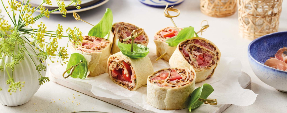 Tortilla-Wraps mit Serrano-Schinken und Tomaten-Creme für 4 Personen von lidl-kochen.de