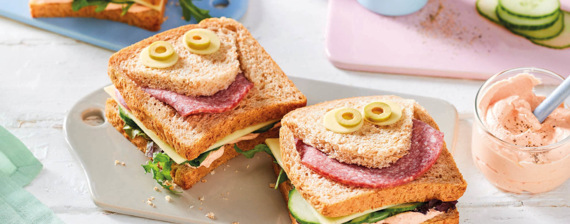 Gesichtersandwich für 4 Personen von lidl-kochen.de