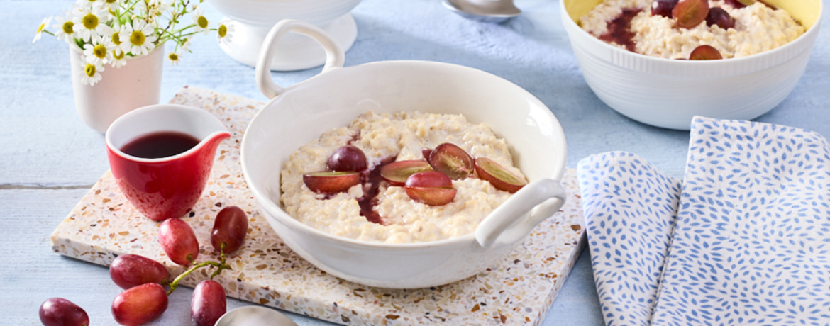 Porridge mit Weintrauben für 4 Personen von lidl-kochen.de