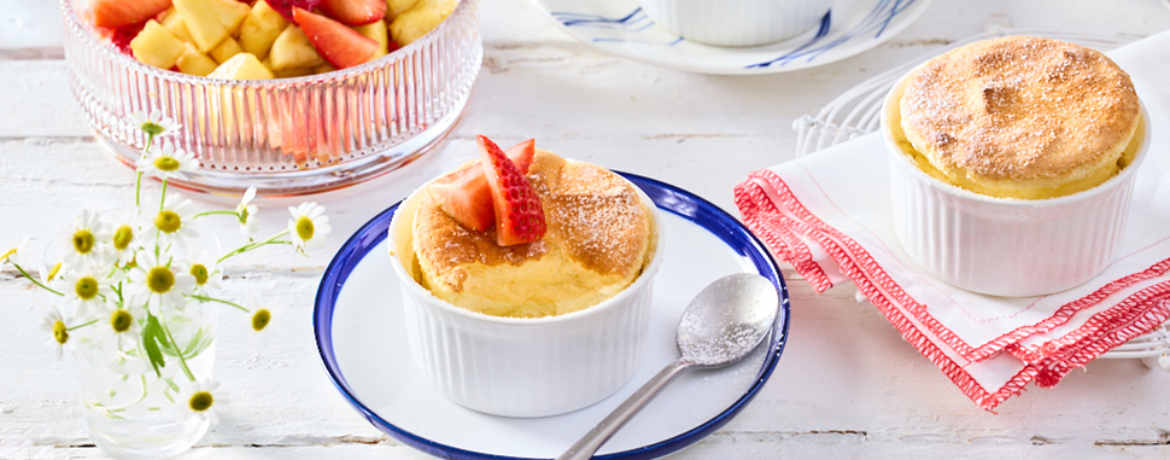 Quark-Soufflé mit marinierten Früchten für 4 Personen von lidl-kochen.de